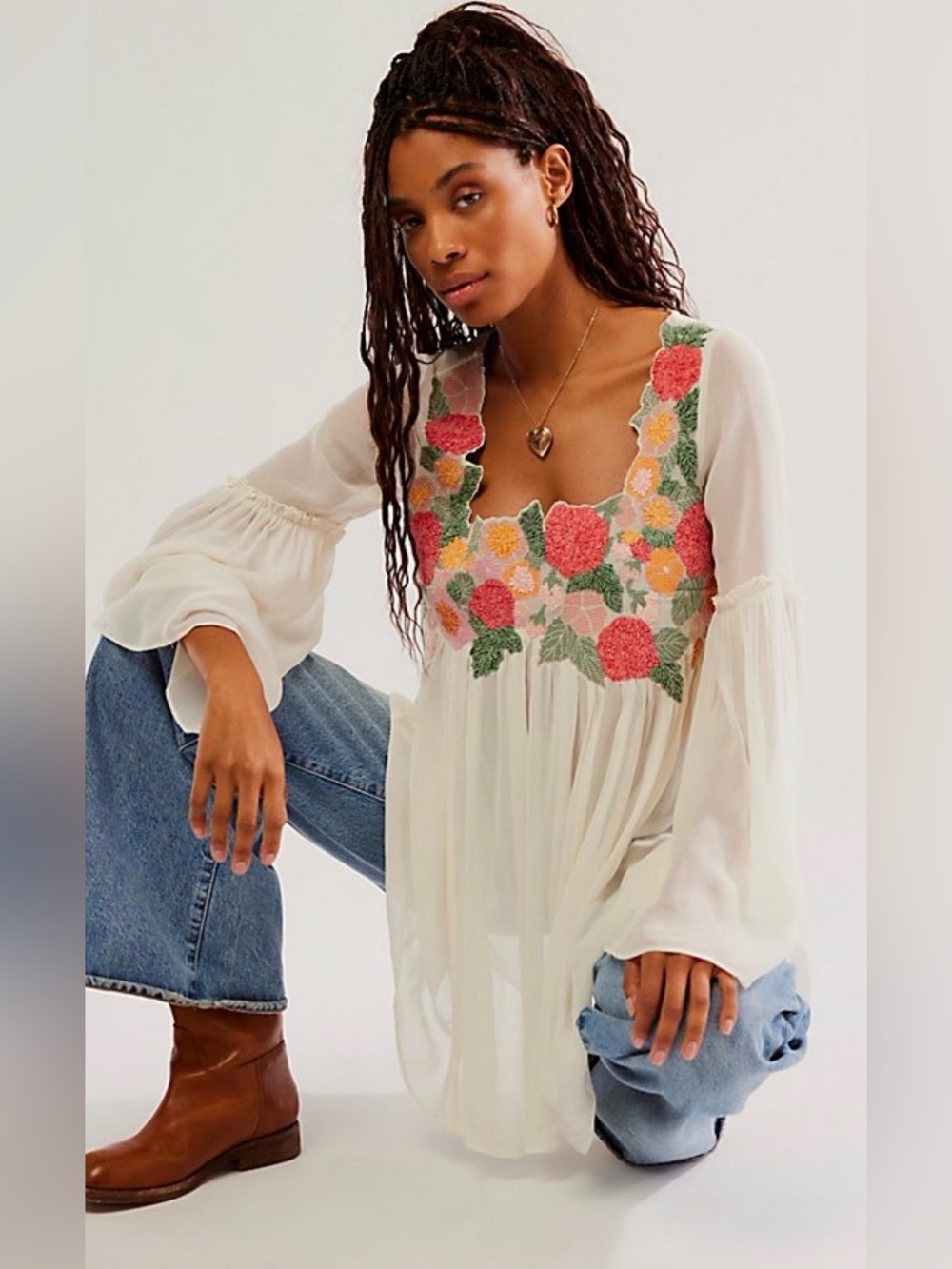 Free people Madeline tunic NWT